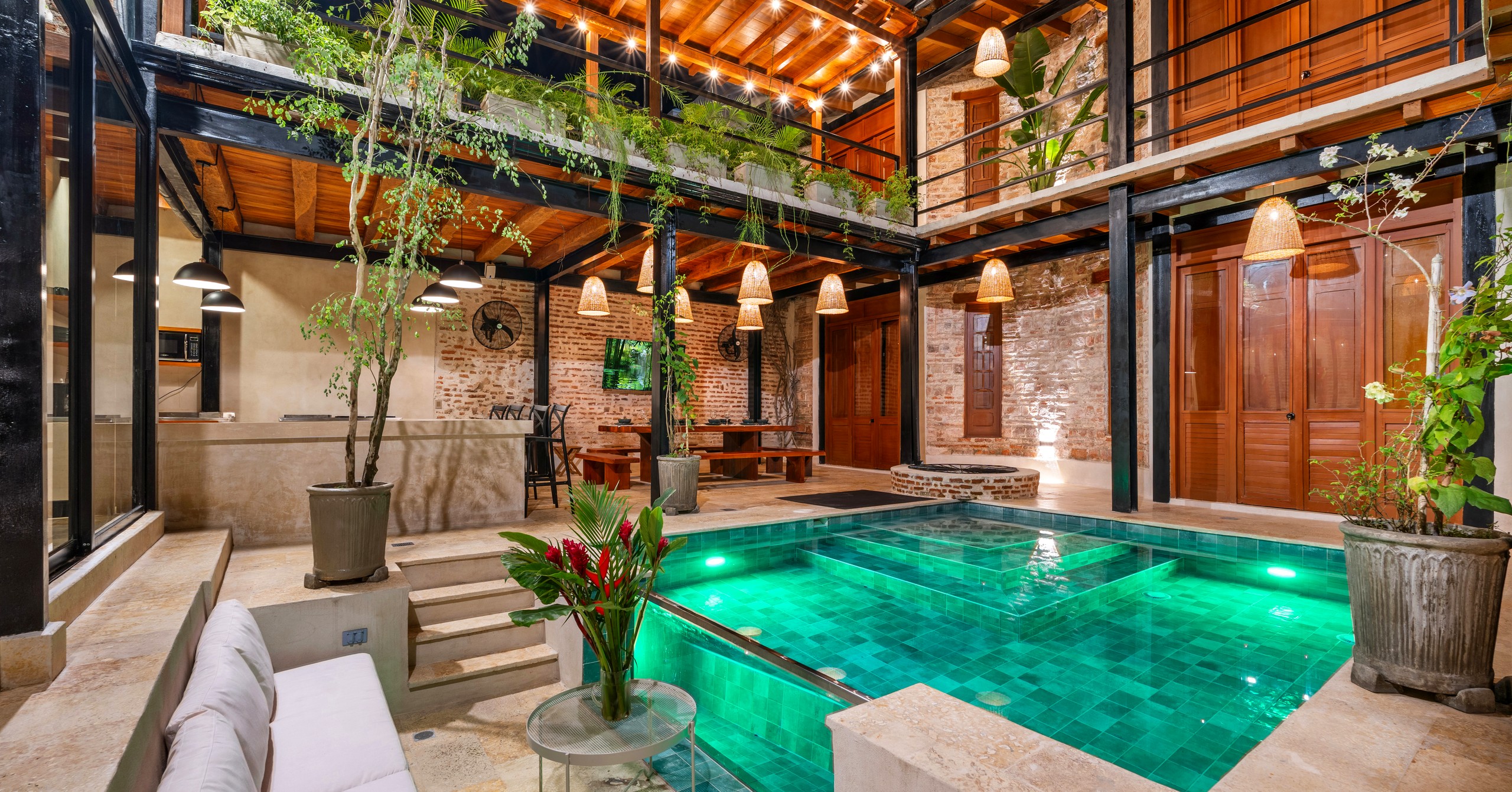 Casa Lotus, a boho-colonial villa in Getsemani, Cartagena